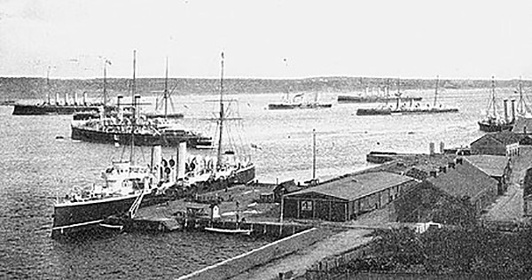 Polly Arrives at Halifax Harbour