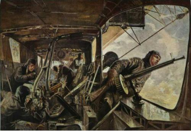 The Zeppelin Raid on Great Britain