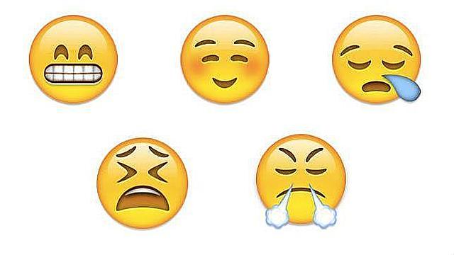 Aparición de los emoticonos.