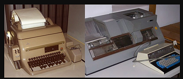 Teletipo Fernschreiber Modell T100 de Siemens