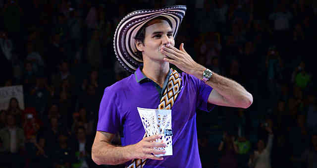 Visita Roger Federer a Colombia