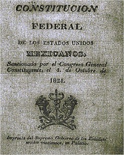 Promulgación Constitución de 1824