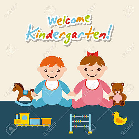 I enter kindergarten