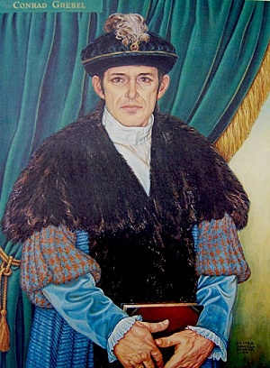 Conrad Grebel dirigió un grupo de personas, a esto se le llamó anabaptistas o rebautizadores.