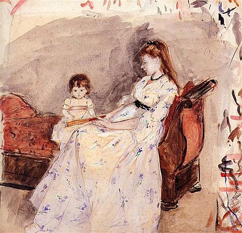 The Artist´s Sister Edma with Her Daughter Jeanne
