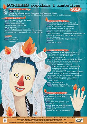 Fogueres Populars i Combatives 2019