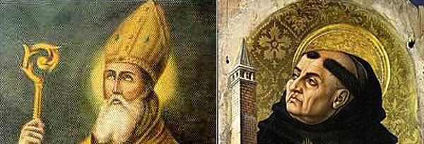 Santo Tomas de Aquino y San Agustin