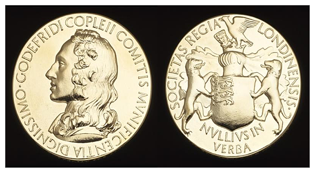 Awarded the Copley Medal