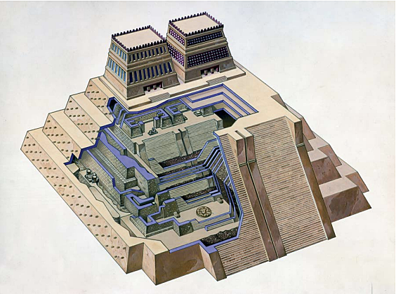 Construction of the Templo Mayor begins