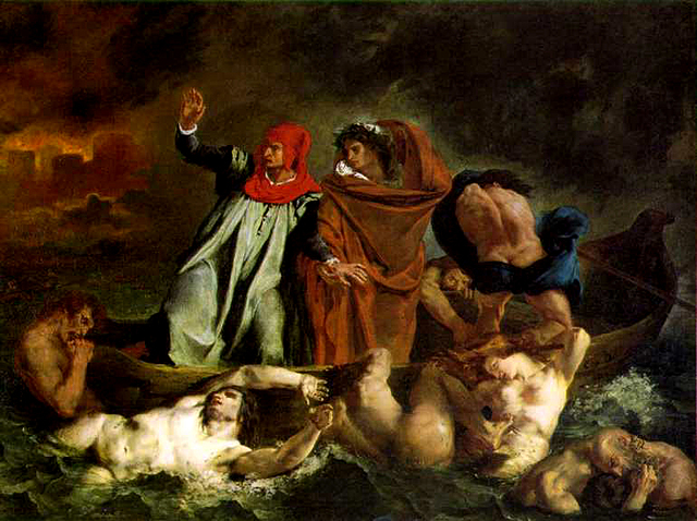 FRANCIA - DELACROIX - LA BARCA DE DANTE