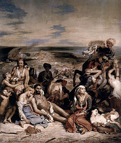 FRANCIA - DELACROIX - LA MATANZA DE QUIOS
