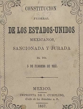 reformas a la constitución política de la república mexicana del 5 de febrero de 1857