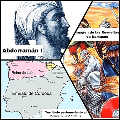 Establecimiento del emirato independiente de Córdoba por parte de Abderramán I