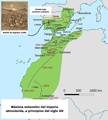 Comienzo del dominio almorávide
