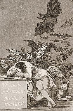 El sueño de la razón produce monstruos - Goya