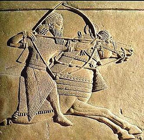 Mythological, narrative scenes and Sargon the Great representations