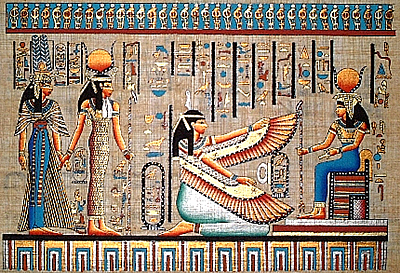 Art reaches its greatest height during the Middle Kingdom of Egypt