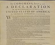 Primera declaración de Independencia de EEUU