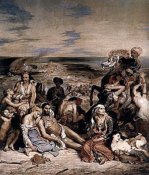 La matanza de Quíos - Delacroix