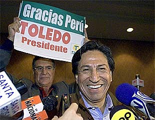Inicio del Gobierno de Alejandro Toledo