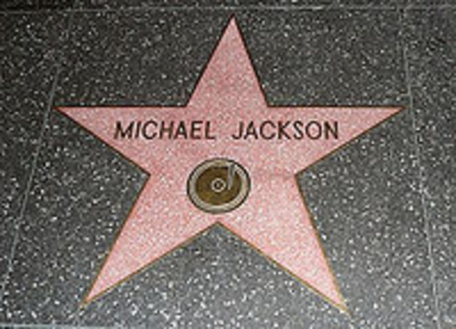 Michael got his star on "Hollywood Walk of Fame"