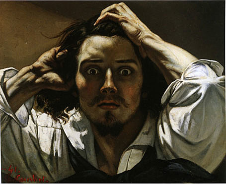DE CAMPOS- Le dessin: Expression d'une intériorité "Le Désespéré" (1843-1845 / 45 x 54 cm/ Huile sur toile) Gustave Courbet