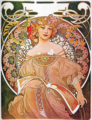 Alfons Mucha-Daydream