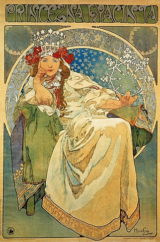 Alfons Mucha-Princess Hyacinth