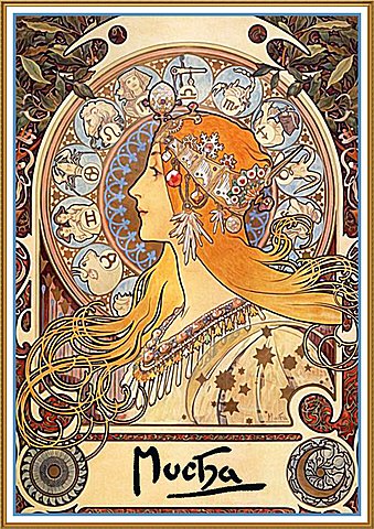 Alfons Mucha-Zodiac