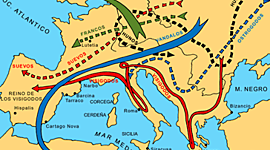 Timeline: Historia del cristianismo temprano y medieval