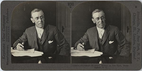US President Wilson is reelected