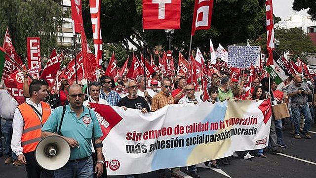 División de los sindicatos