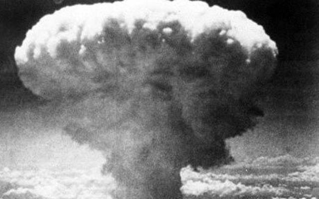 WW2 The first atomic dropped on japan.