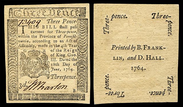 Currency Act- June 1764