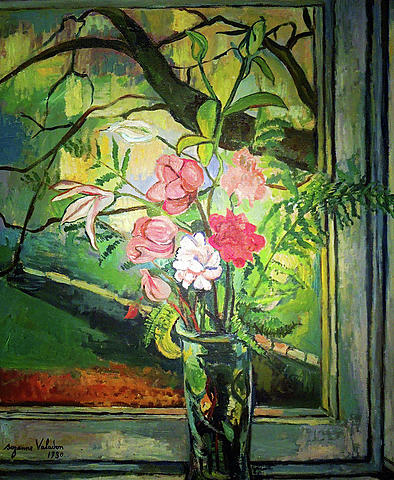 Flowers in Front of Window