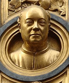 Italian artist Lorenzo Ghiberti was awarded a commission
