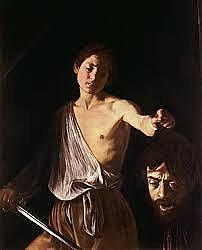 David amb el cap de Goliat, Caravaggio
