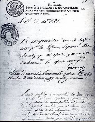 La independencia de Costa Rica