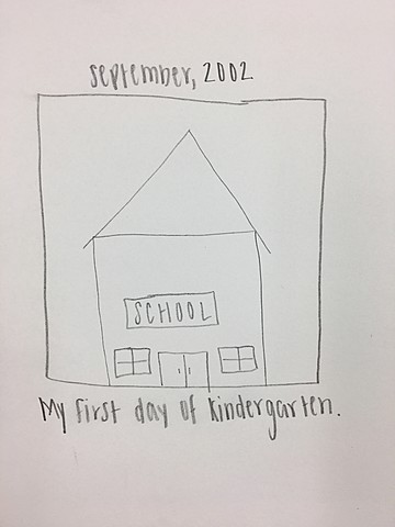 My first day of Kindergarten