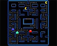 Aparece el juego pacman