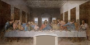 Leonardo da vinci painted the last supper.
