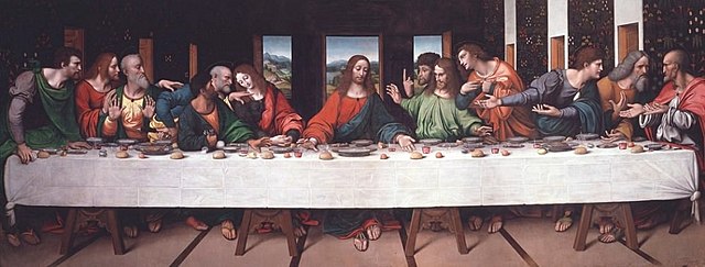 Leonardo da Vinci painted the last supper