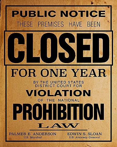 18th (Prohibition) Amendment ratified