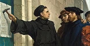 Martin Luther Nailed 95 these to a church door