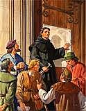 Martin Luther nailed 95 theses