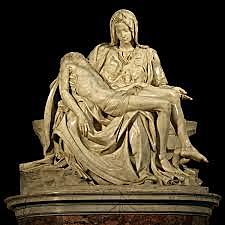 Michelangelo sculpted the Pieta