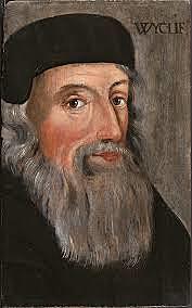 John Wycliffe argued the Bible was the highest religious authority – not the Pope.