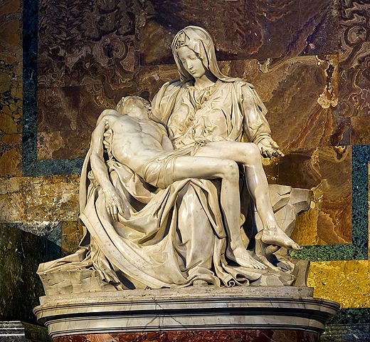 Michelangelo sculpted the Pieta