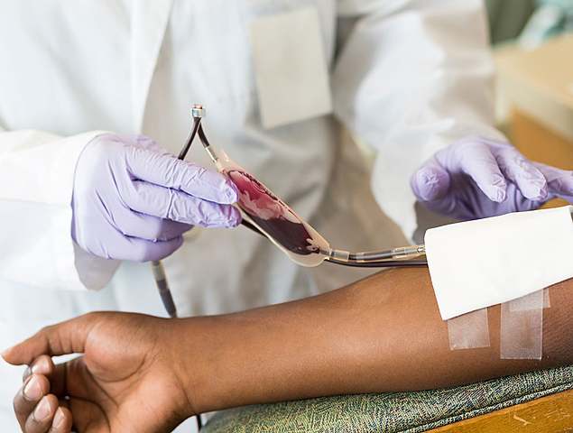 First blood transfusion performed