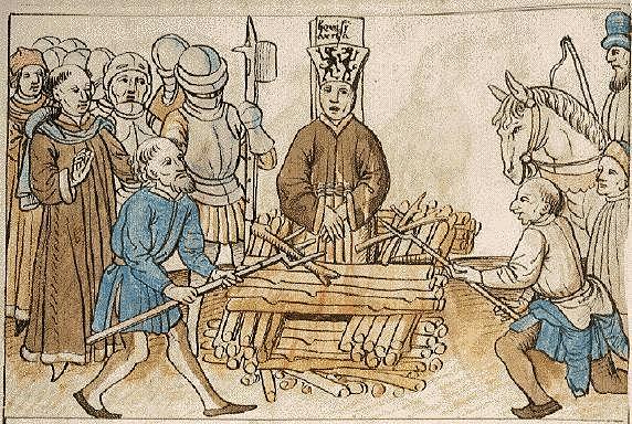 Jan Huss was burned at the stake for being a heretic